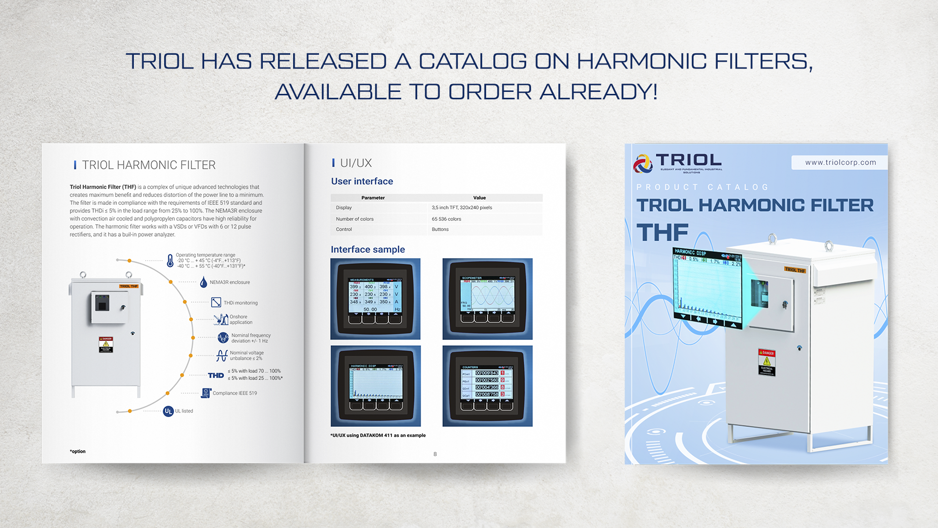 Triol Harmonic filter catalog