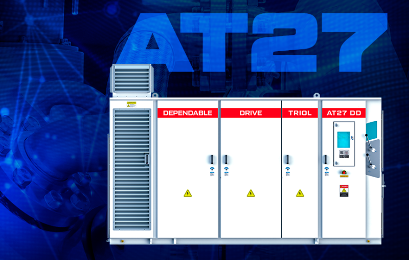 Supply of the AT27-M63 VFD (630kW, 6kV) for operation in the cold water system
